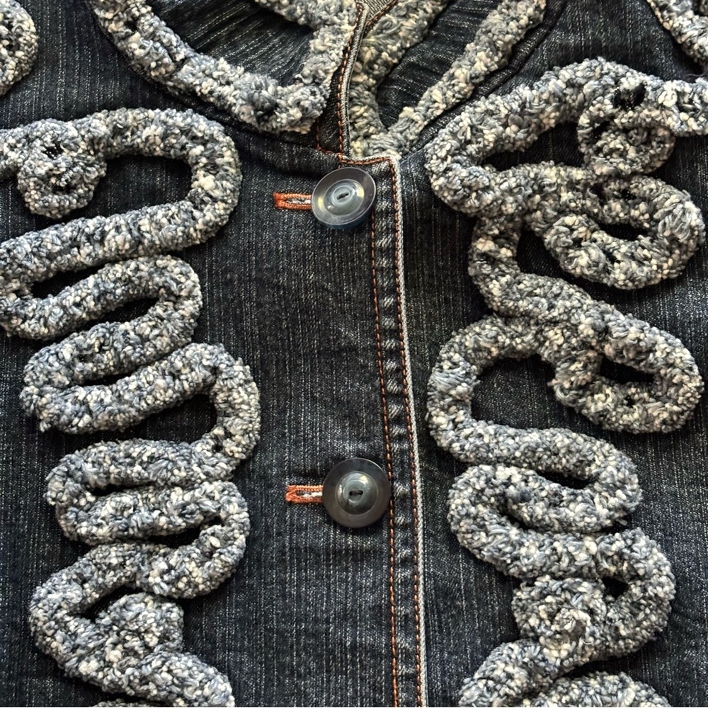 Vintage Worth Denim Jacket, Size 12 - Picture 2 of 11